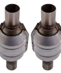 Auto Parts – Two 53004 2 inch Universal High Flow Performance Catalytic Converter