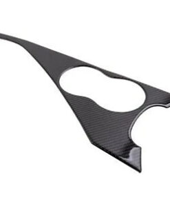 Auto Parts – Forward Lower Center Carbon Fiber Water Cup Holder Panel Protector for Infiniti Q50