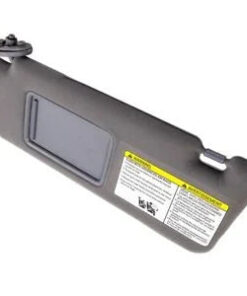 Auto Parts – Driver Left Gray Sun Visor for Toyota Tacoma 2005-2012 W/O Light 74320-04180-B1