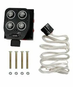 Auto Parts – 1/4″ NPT 2Corner Solenoid Valve Unit Manifold 200PSI Air Bag Suspension System