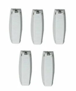 Auto Parts – PACK OF 5 RV Camper Rounded Baggage Door Catch Compartment Latch Holders WHITE
