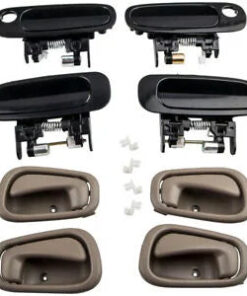 Auto Parts – Outside & Inside Front Rear Door Handle Bundle for Toyota Corolla 77563 69210-02040