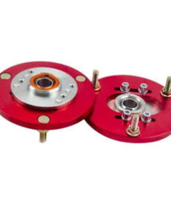 Auto Parts – 2pcs Coilover Pillowball Camber Top Mounts Forward Camber Plate for BMW E36 Red