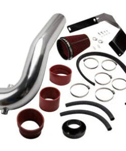 Auto Parts – Red Cold Air Intake Heat Shield + Filter for Chevy Silverado 1500 Suburban