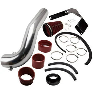 Auto Parts – Red Cold Air Intake Heat Shield + Filter for Chevy Silverado 1500 Suburban