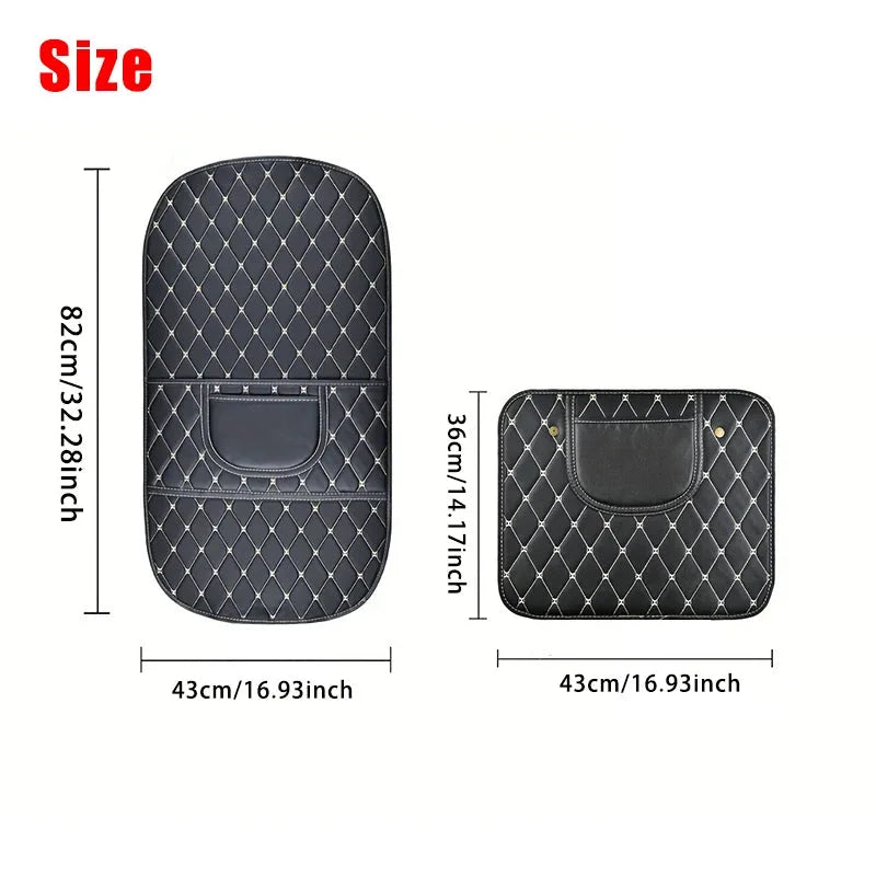 Auto Parts – Leather Auto Anti-Kick Mats - Image 5
