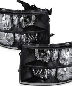 Auto Parts – Headlight Assembly (25962804) for Chevrolet Silverado – 1 Pair