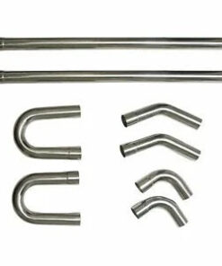 Auto Parts – 2″ Stainless Steel T-304 Builder Mandrel Bend Bundle 45 180 90 Degree Tubing Piping