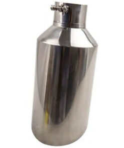 Auto Parts – Weld On 8″Outlet -4″Inlet -18″Length Angle Cut Stainless Steel Truck Exhaust Tip