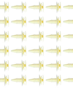 Auto Parts – Nylon White fender bumper fastener Auto clips(3065575)- 30Piece