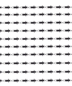 Auto Parts – Nylon Black fender bumper fastener Auto clips(N803946S)- 100Piece