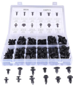 Auto Parts – Car Push Pin Rivet Trim Clip Panel Retainer Bundle for Chrysler -240 Pcs