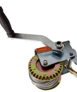 Auto Parts – 26ft 600lbs Hand Winch Steel Cable Crank Gear Winch ATV Boats Trailer Heavy Duty