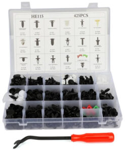 Auto Parts – Car Push Pin Rivet Trim Clip Panel Retainer Bundle for Honda -425 Pcs