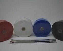 Auto Parts – USA THERMAL EXHAUST WRAP HEADER PIPE HEAT INSULATION ROLL DEI 2″ x 50FT + 6 TIES