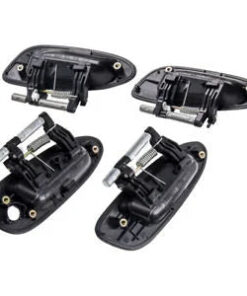 Auto Parts – Door Handle Black Exterior LH RH Bundle for Nissan Altima 2002-2006 High Quality