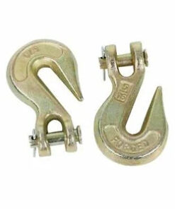 Auto Parts – 5/16″ Clevis Grab Hooks (2) G70 Chain Hook Flatbed Truck Trailer Tie Down Towing