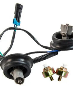 Auto Parts – Knock Sensor w/Harness Pair Bundle Bundle fit for Chevy GMC Silverado Sierra Cadillac