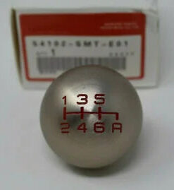 Auto Parts – 06-15 Honda Civic Type-R Si Gunmetal Ball Round Shift Shifter Knob 6 Speed 6Spd