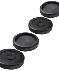 Auto Parts – New Black Round Rubber Arm Pads for Lift 5715017 Bundle of 4