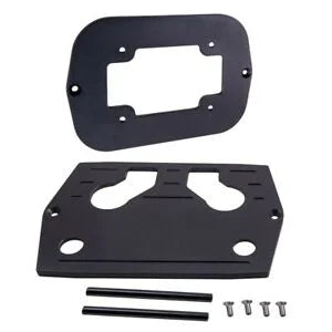 Auto Parts – Black Billet Milled Hold Down Battery Bracket Tray Fit for Optima 34/78 Battery