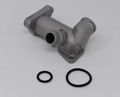 Auto Parts – Audi B5 A4 1.8T Cast Aluminum Coolant Flange Without Temp. Sensor 058121132C