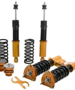 Auto Parts – Coilover Strut Suspension Bundle for Scion XB 2004-2006 Adj Height Forward x 2 Rear 2