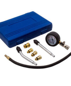 Auto Parts – Engine Cylinder Compression Pressure Tester Gauge Test Adaptor Pipes Service Bundle