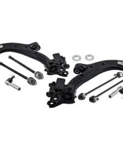 Auto Parts – 8 Pcs Suspension Bundle Inner Outer Tie Rod Ends for Honda CR-V 2007 – 2011 Black