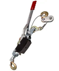 Auto Parts – 4 Ton 3 Hook Come A Long Winch Hoist Cable Puller Hand Winches Come Along Bundle HD