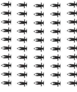 Auto Parts – Nylon Black fender bumper fastener Auto clips(21030249)- 50Piece