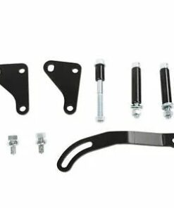 Auto Parts – Black Power Steering Pump Mounting Bracket SWP LWP Saginaw Fit Chevy 350 GM