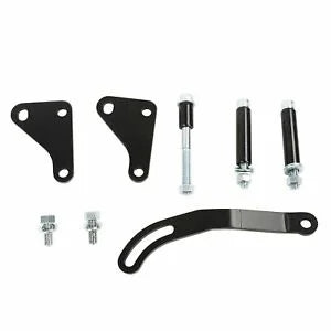 Auto Parts – Black Power Steering Pump Mounting Bracket SWP LWP Saginaw Fit Chevy 350 GM