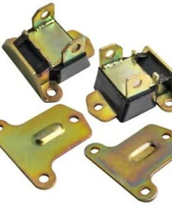 Auto Parts – 2x Motor Mounts & Backing Plates for Chevy Urethane V6 V8 350 454 SBC BBC