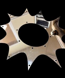 Alternative view of Auto Parts – Universal Exhaust Plate Hood Exit Fender Bumper Pipe Shield