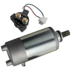 Auto Parts – Starter Motor w/ Solenoid Relay for Yamaha Tri-Moto YTM200E YTM225DX 1983-1986