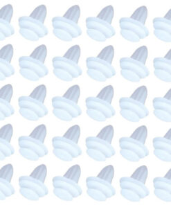 Auto Parts – Nylon White fender bumper fastener Auto clips( 94858299,90467-10161 )- 30Piece