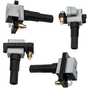 Auto Parts – Ignition on plug Coils Pack X4 for Subaru Legacy Impreza Forester Baja H4 2.5L